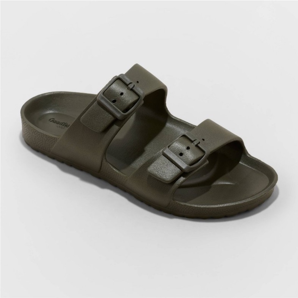 NWOT Men’s Carson Two Band Slide Sandals - Goodfellow & Co. - Picture 5 of 6